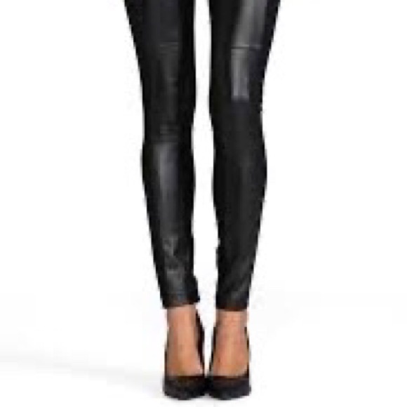 BCBG Stephen pleather stripe pant - Picture 2 of 10